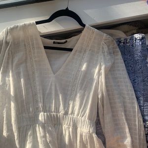 Zara white dress